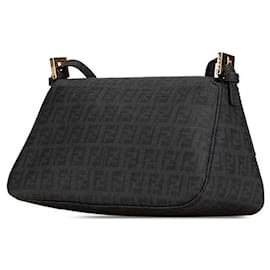 Fendi-Fendi Mini Mamma Bucket Chain Shoulder Bag 8BR180-Grey