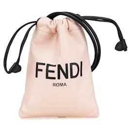 Fendi-Fendi Logo Leather Pouch 7AR920-Pink