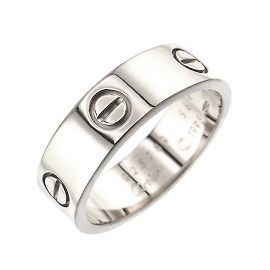 Bague Cartier Love #58 en or blanc 18K Doré