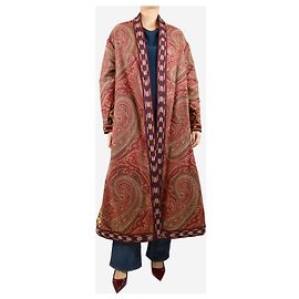 Etro Abrigo acolchado de paisley multicolor - talla UK 8 Multicolor