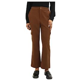 Autre Marque-Brown corduroy utility trousers - size XS-Brown