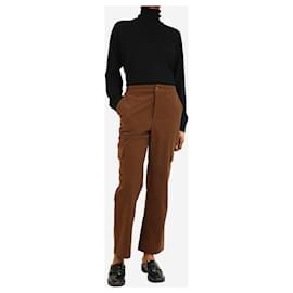 Autre Marque-Brown corduroy utility trousers - size XS-Brown