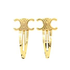 Céline Clip per capelli Celine Triomphe Snap D'oro