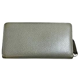 Gucci-Gucci GG Marmont 456117 Long Wallet for Women-Brown