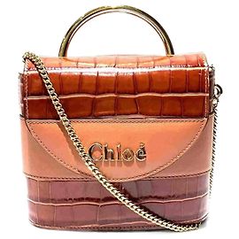 Chloé Abbey Rocks Small Handbag Brown