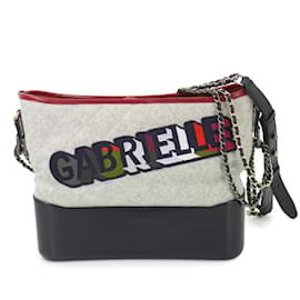 Chanel-Chanel Gabrielle de Chanel Large Hobo Chain Shoulder Bag-Brown,Red,Navy blue