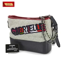 Chanel-Chanel Gabrielle de Chanel Large Hobo Chain Shoulder Bag-Brown,Red,Navy blue