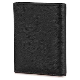 Prada-Prada Saffiano Leather Bifold Wallet 2MO004-Black