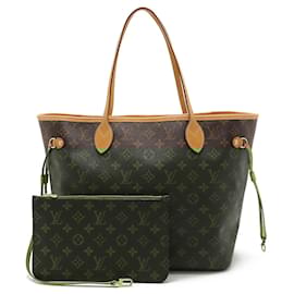 Louis Vuitton-Louis Vuitton Monogram Neverfull MM Tote Bag M41177-Red