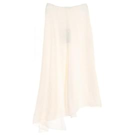 Fendi-Fendi Silk Skirt Ivory FQ7235-Other