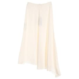 Fendi-Fendi Silk Skirt Ivory FQ7235-Other