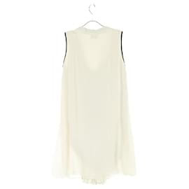 Fendi-Fendi Silk Dress Ivory/Black FD6238-Other