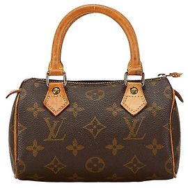 Louis Vuitton Nano Speedy Handbag M81085 Brown