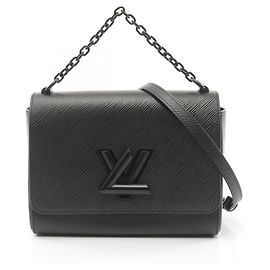 Borsa in pelle Louis Vuitton Twist MM M55858 Nero