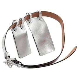 Fendi-Fendi Leather Multi-Accessory Belt Waist Bag-Silvery