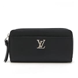 Louis Vuitton-Louis Vuitton Zippy Lockme Wallet Black M62622-Black