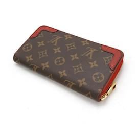 Louis Vuitton-Louis Vuitton Monogram Zippy Wallet Retiro M61854-Red