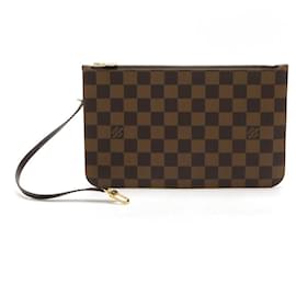 Louis Vuitton-Louis Vuitton Damier Neverfull MM Pouch N41358-Brown