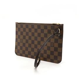 Louis Vuitton-Louis Vuitton Damier Neverfull MM Pouch N41358-Brown