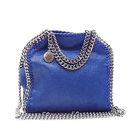 Stella Mc Cartney Borsa Tote Tiny Falabella di Stella McCartney Blu