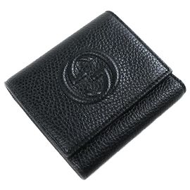 Billetera compacta Gucci Soho Negro