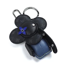 Louis Vuitton-Louis Vuitton Bijoux Sac Vivienne Skateboard Keychain-Black,Silvery,Blue