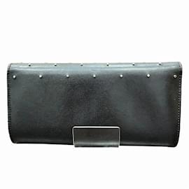 Fendi-Fendi Studded Chain Wallet-Black