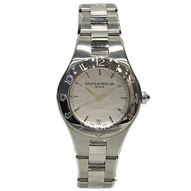 Reloj de cuarzo de acero inoxidable Baume & Mercier Linea 65709 con fecha Otro