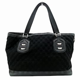 Gucci-Gucci 241101 Neoprene Handbag Tote-Black