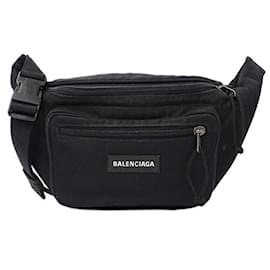 Balenciaga-Sac banane Explorer en nylon Balenciaga-Noir