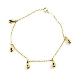 Tiffany & Co-Pulseira de charme em forma de gota em ouro amarelo 18K Tiffany & Co.-Dourado