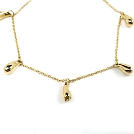 Tiffany & Co-Pulseira de charme em forma de gota em ouro amarelo 18K Tiffany & Co.-Dourado