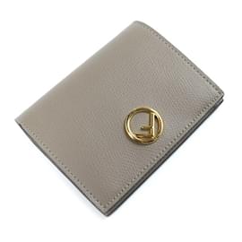 Fendi-Fendi Bi-Fold Wallet-Grey
