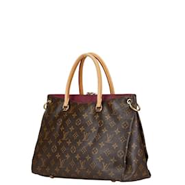 Louis Vuitton-Louis Vuitton Monogram Pallas Handbag-Brown,Other,Purple,Monogram