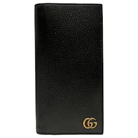 Gucci-GUCCI Double G Long Wallet-Black