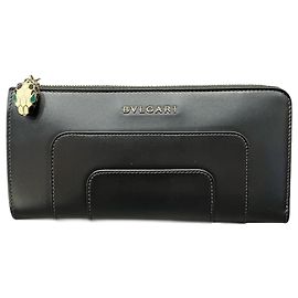 Bulgari Cartera Larga Serpenti Bvlgari Negro