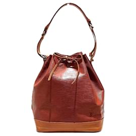 Louis Vuitton-Louis Vuitton Epi Noe M44028 Shoulder Bag-Brown,Golden