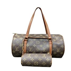 Louis Vuitton-Louis Vuitton Monogram Old Papillon 30 Handbag-Brown