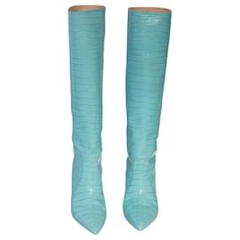 Autre Marque-Boots-Turquoise