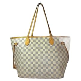 Louis Vuitton-Louis Vuitton Damier Azur Neverfull MM Bag-Blue
