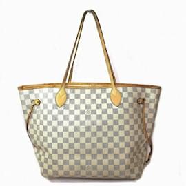 Louis Vuitton-Louis Vuitton Damier Azur Neverfull MM Bag-Blue