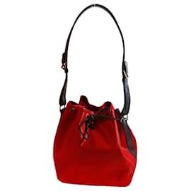 Louis Vuitton-Louis Vuitton Epi Petit Noe M44172 Shoulder Bag-Red