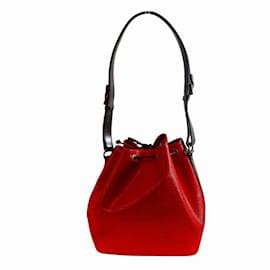 Louis Vuitton-Louis Vuitton Epi Petit Noe M44172 Shoulder Bag-Red
