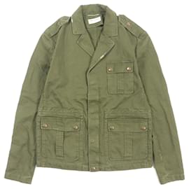 Yves Saint Laurent Saint Laurent Vintage Logo Military Jacket Khaki Khaki
