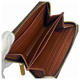 Louis Vuitton-Louis Vuitton Monogram Zippy Coin Purse-Brown,Monogram