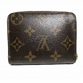Louis Vuitton-Louis Vuitton Monogram Zippy Coin Purse-Brown,Monogram