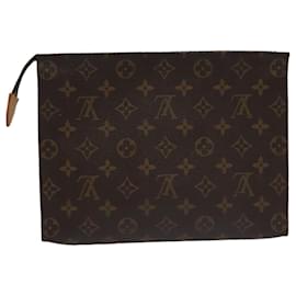 Louis Vuitton-LOUIS VUITTON Monogram Poche Toilette 26 Pouch M47542 LV Auth yk16219-Monogram
