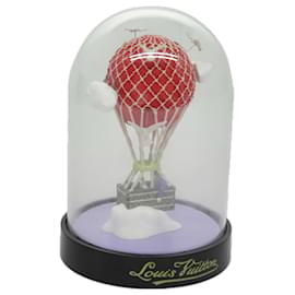 Louis Vuitton-LOUIS VUITTON Snow Globe Balloon VIP Only Clear Red LV Auth ac3487-Red,Other
