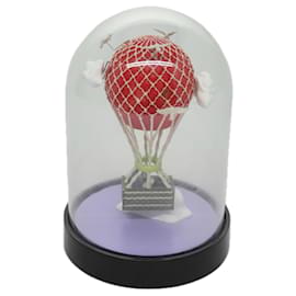 Louis Vuitton-LOUIS VUITTON Snow Globe Balloon VIP Only Clear Red LV Auth ac3487-Red,Other