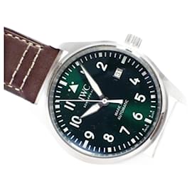 IWC-IWC Pilot's watch markXX green calf strap unused Mens-Silvery